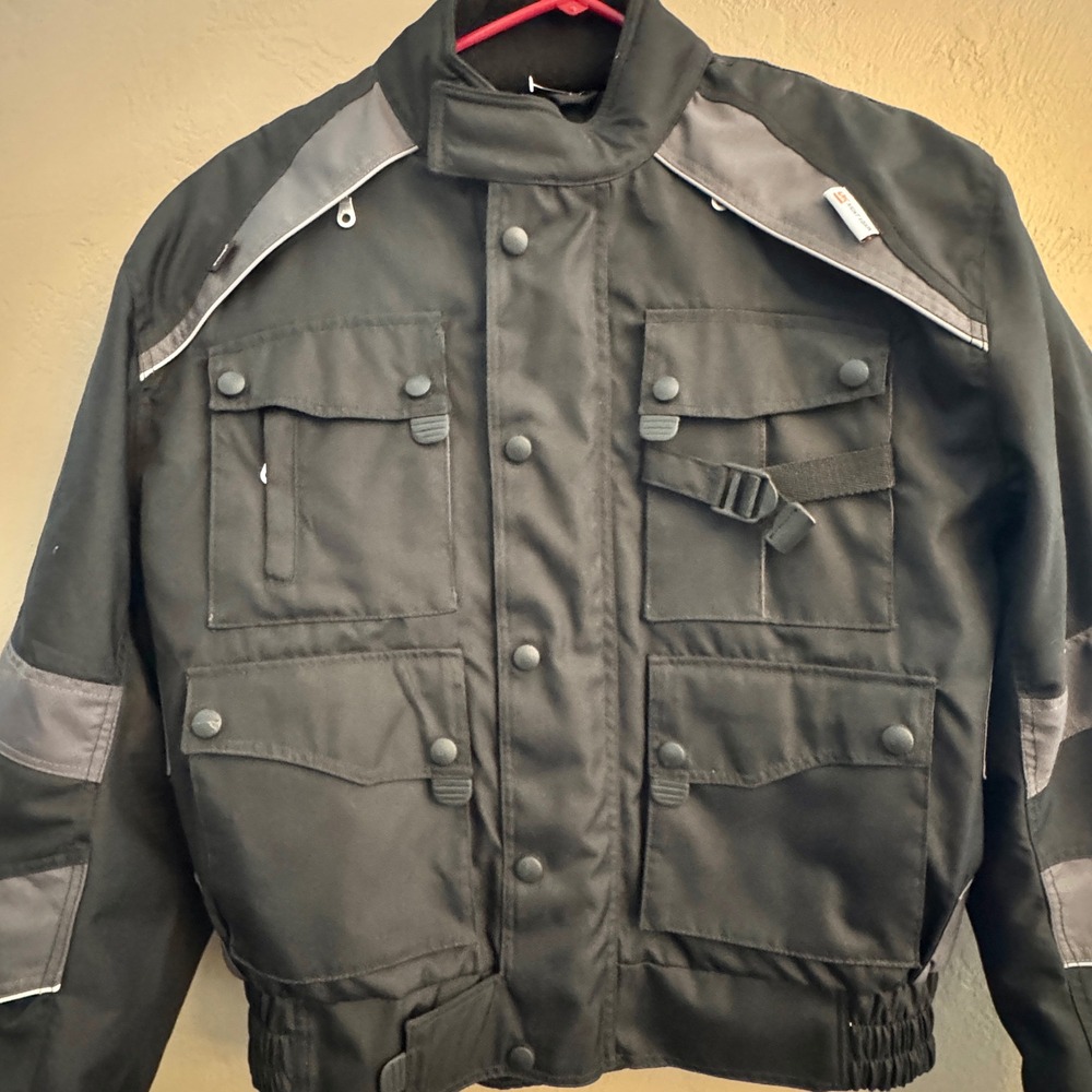 Himalaya Motor Bike Wear Mens Black Duratex Waterproof Jacket‎ Large